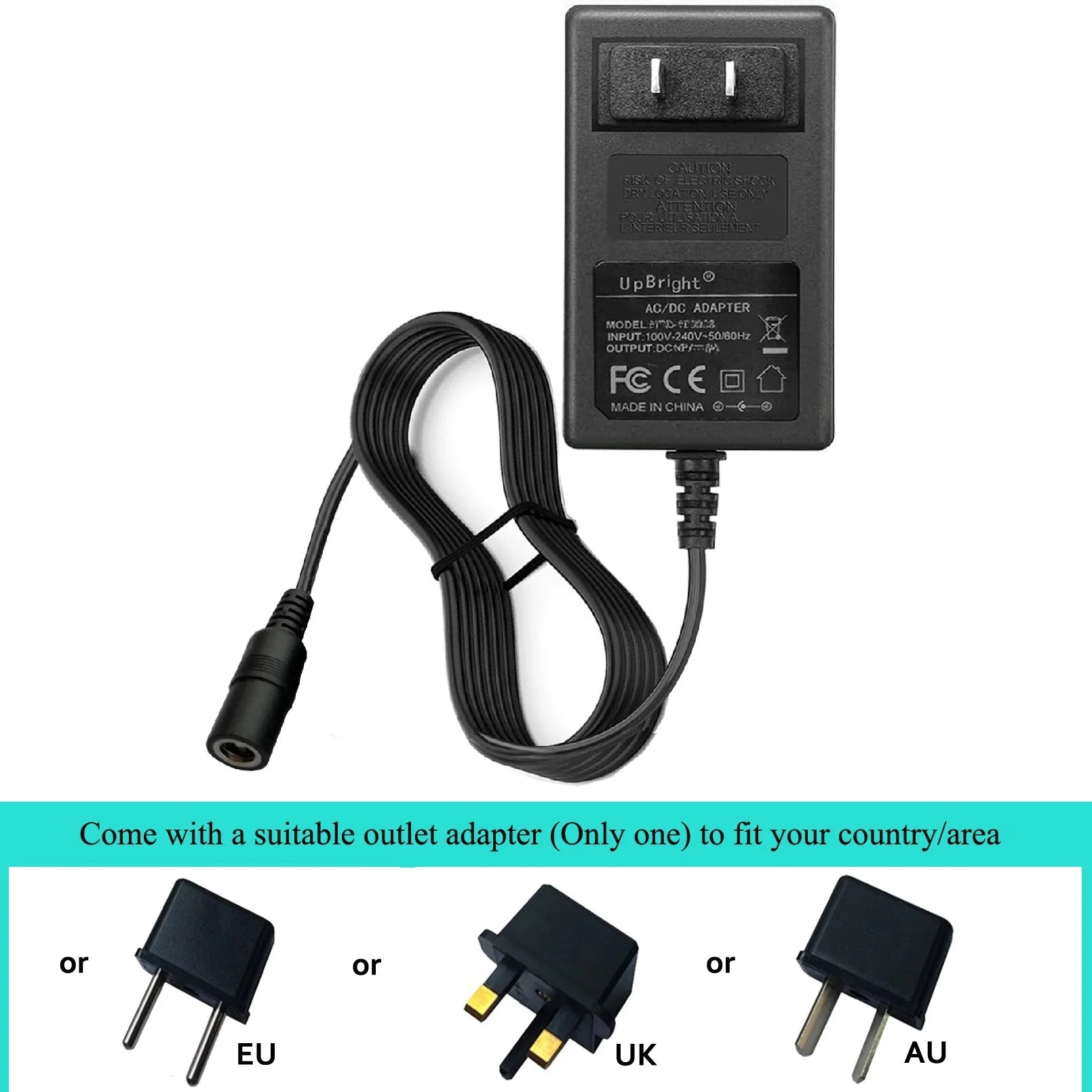 24V AC Adapter for Philips Hue Play Gradient Lightstrip 560409 560417 for 75" 65" 70" 55" TV Multi-Color Smart Light Strip 10W