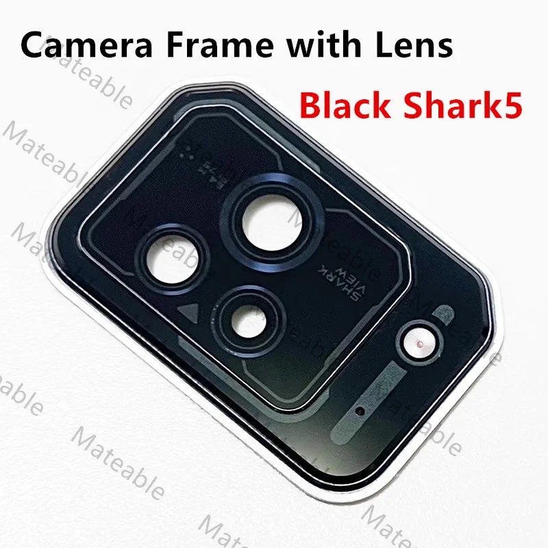 Shark5 5Pro for  Black Shark 5 Pro Camera Lens with Frame Glass Repair Rear Housing Replace Repair Parts