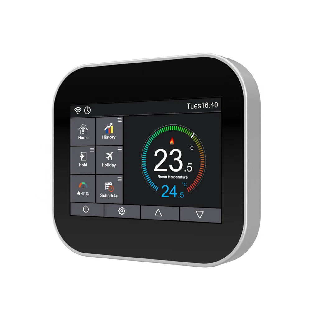 Wifi Smart Touch Thermostat Temperature Controller for Water/Electric Floor Heating Water/Gas APP Remote Control Google Alexa