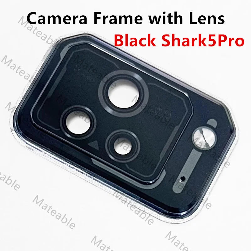 Shark5 5Pro for  Black Shark 5 Pro Camera Lens with Frame Glass Repair Rear Housing Replace Repair Parts