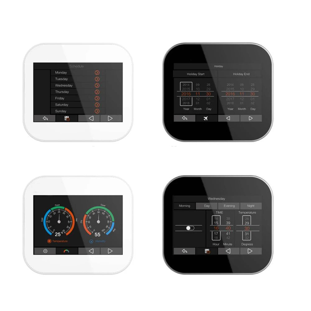 Wifi Smart Touch Thermostat Temperature Controller for Water/Electric Floor Heating Water/Gas APP Remote Control Google Alexa