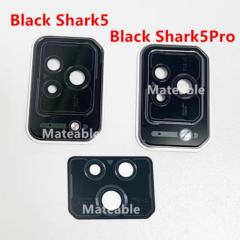 Shark5 5Pro for  Black Shark 5 Pro Camera Lens with Frame Glass Repair Rear Housing Replace Repair Parts